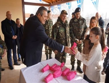Εγκαίνια σχολικών αιθουσών στο Σουφλί από τον Π. Καμμένο - Τις κατασκεύασε το Δ' ΣΣ (φωτό)